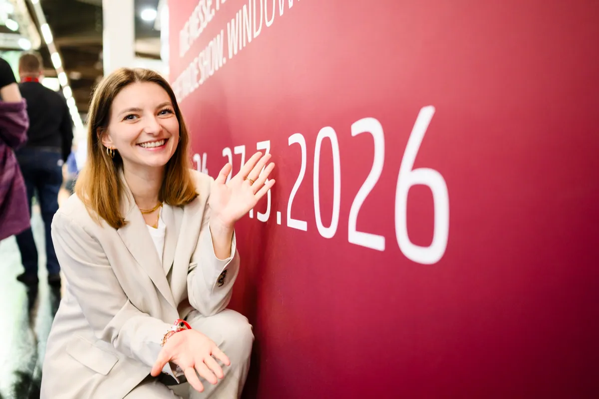 Official press photograph promoting FENSTERBAU FRONTALE 2026