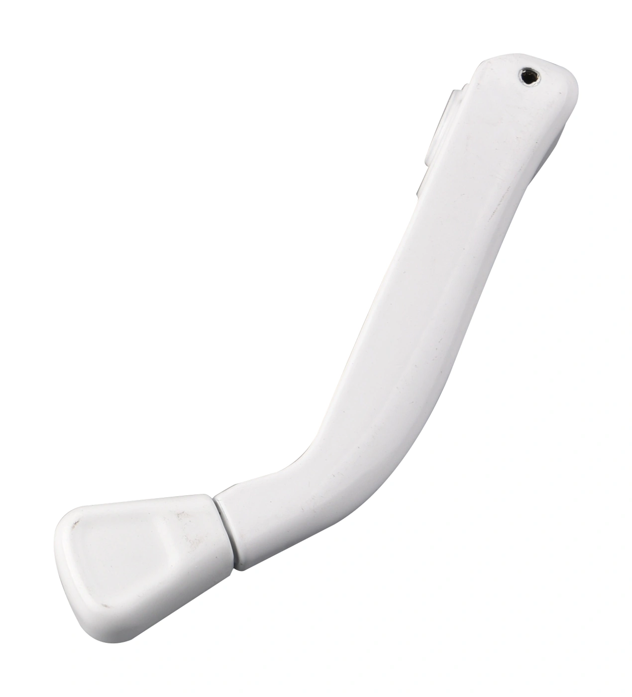 Built-in folding crank