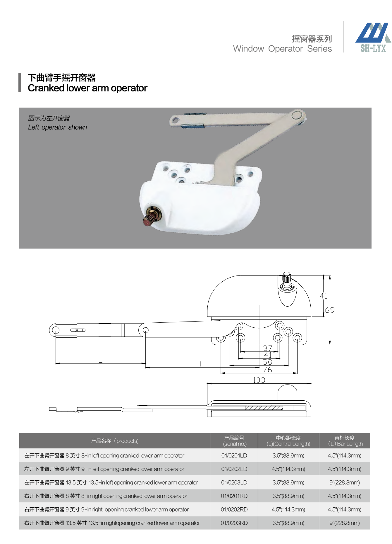 Operator-series designs, sizes and mating geometry · OP · PDF 25 · right panel