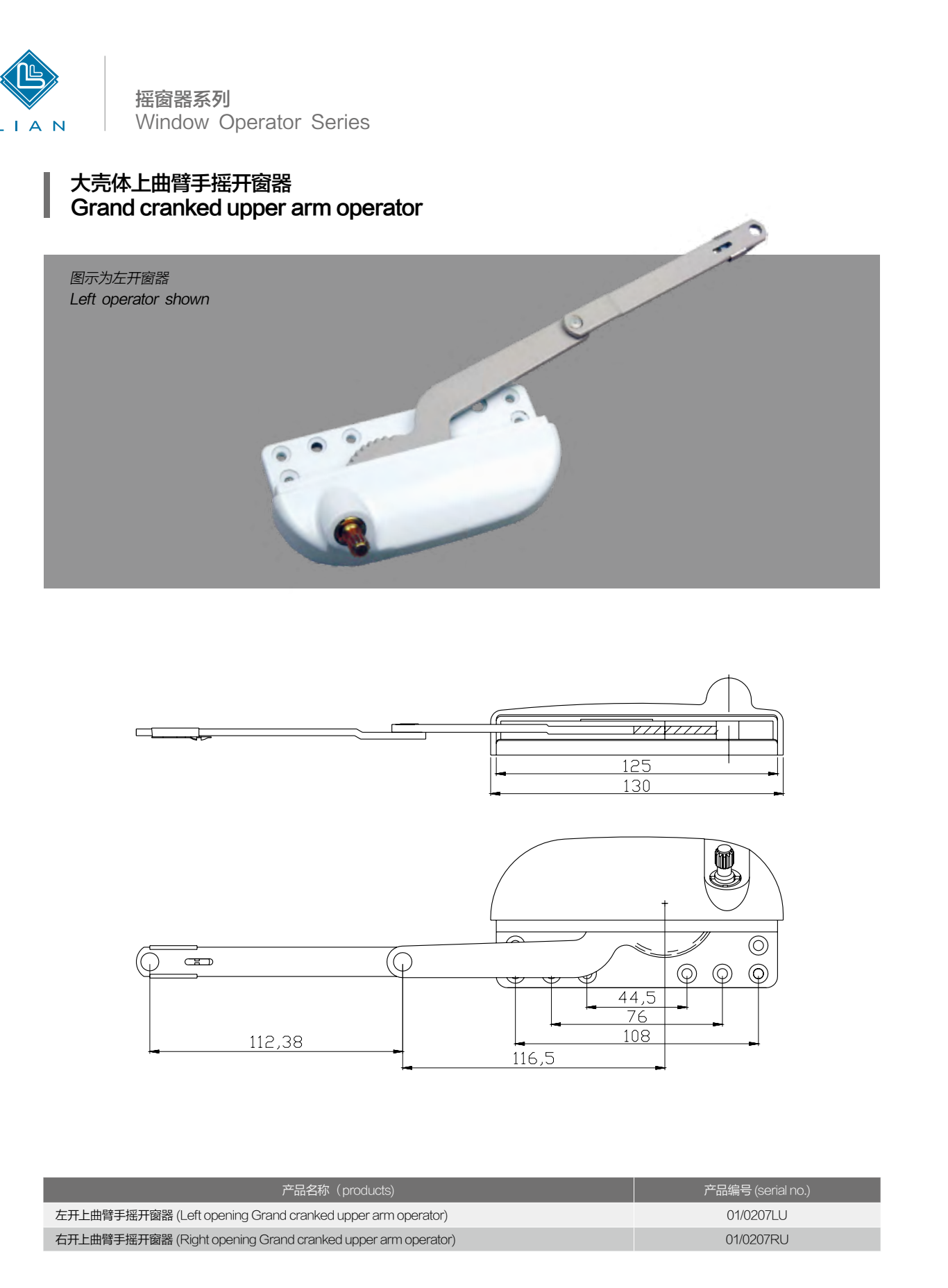 Operator-series designs, sizes and mating geometry · OP · PDF 27 · left panel