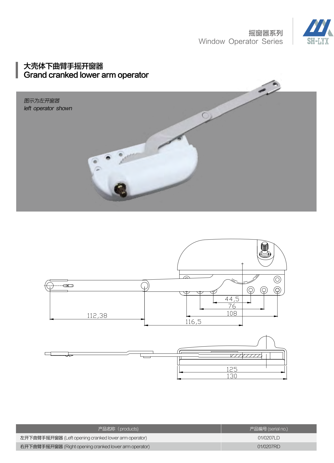 Operator-series designs, sizes and mating geometry · OP · PDF 27 · right panel