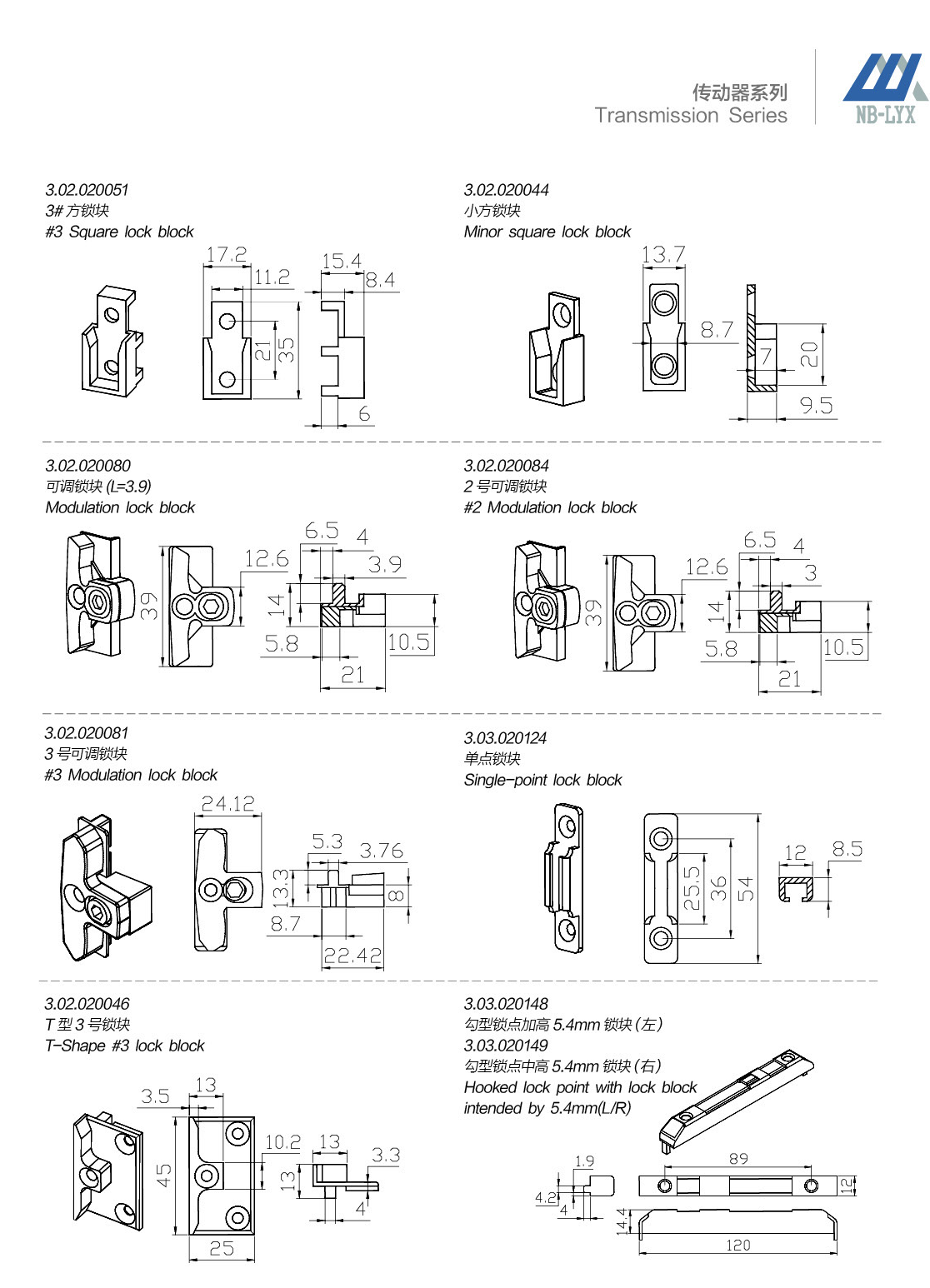 Locking keeps, sockets and mating components · UPVC · PDF 46 · right panel
