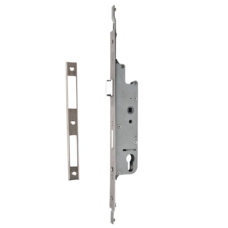 Door-lock drive and strike plate