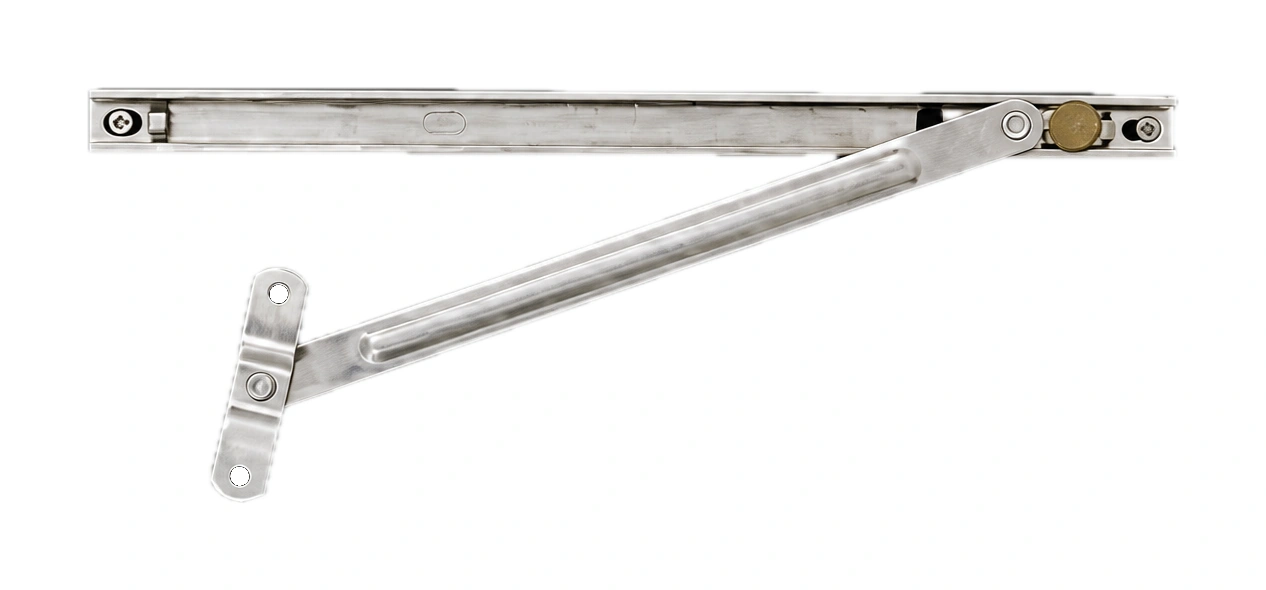 Sliding-track window stay