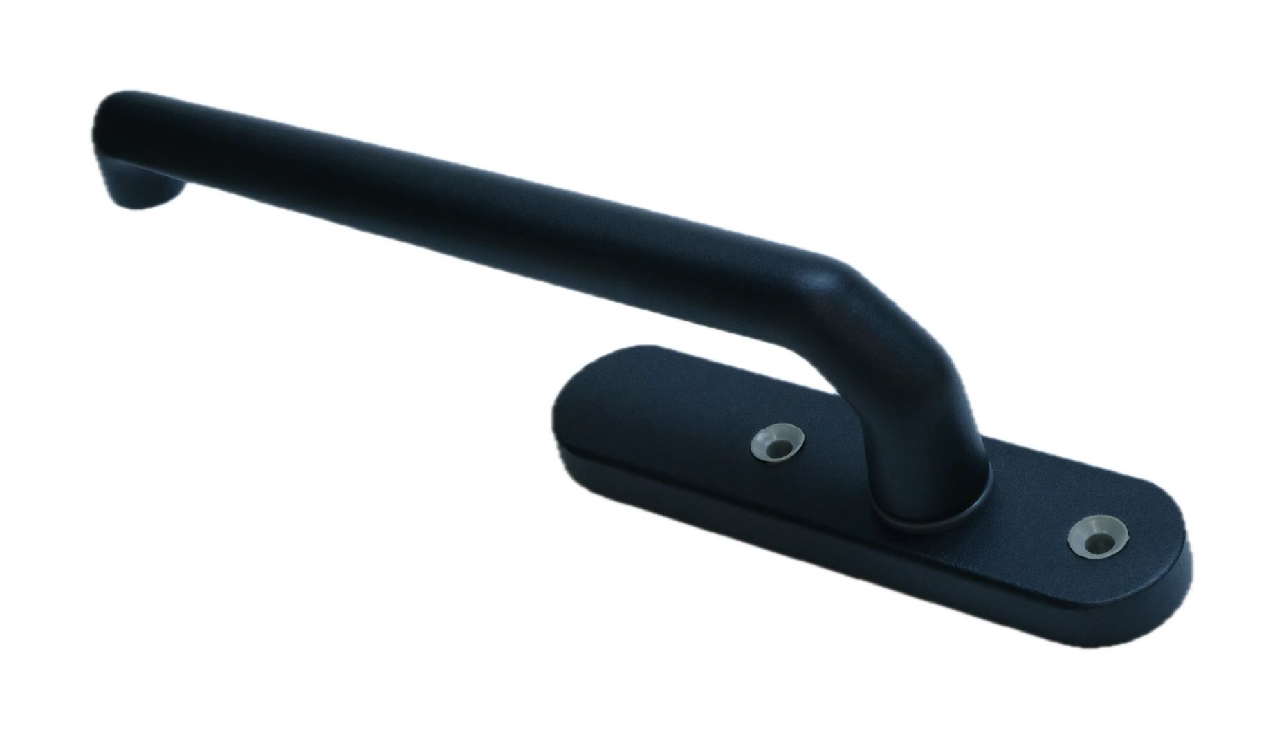 Long lever handle on oval base