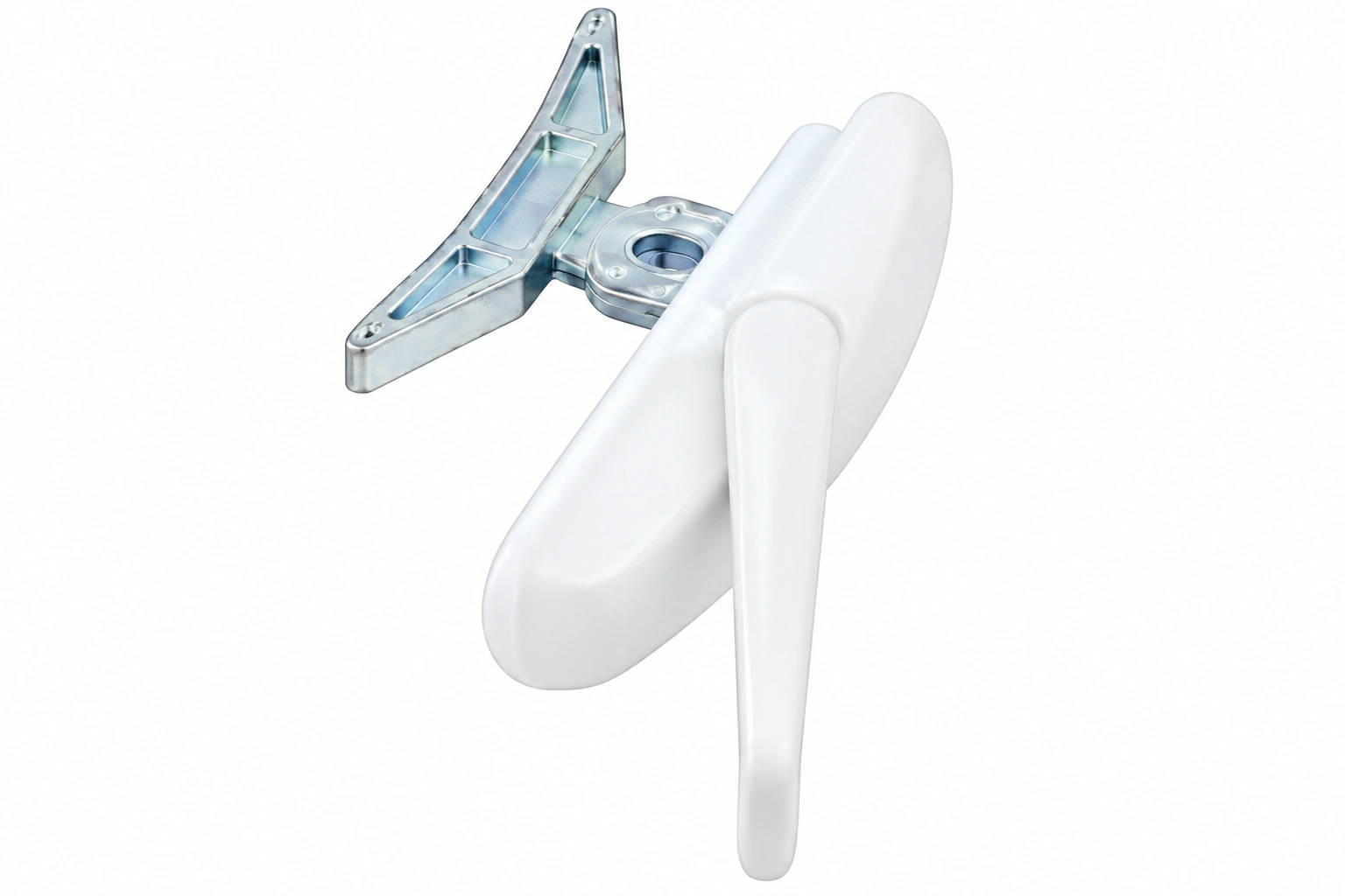 180-degree single-point lock handle