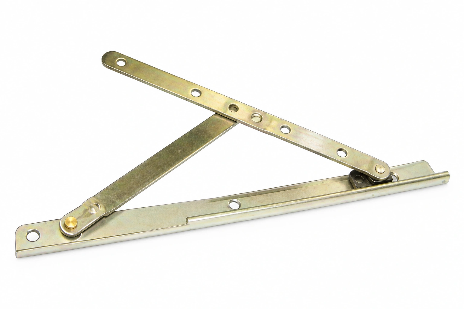 Stainless steel three-link hinge