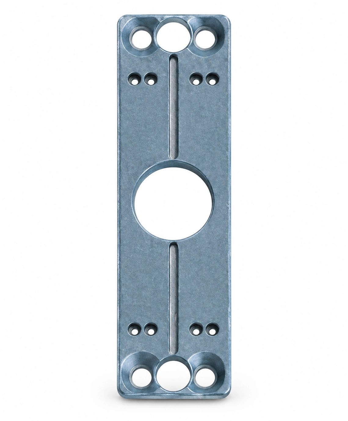Window handle base — round aperture