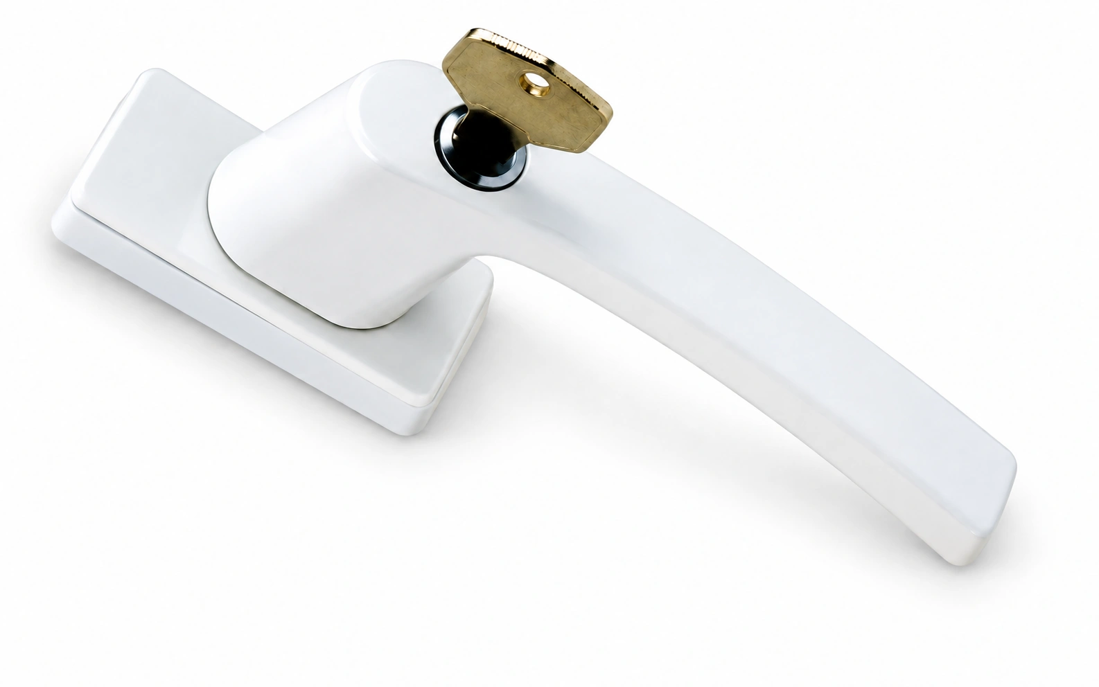 German Chain Lock Handle (Quadrate aluminum base)
