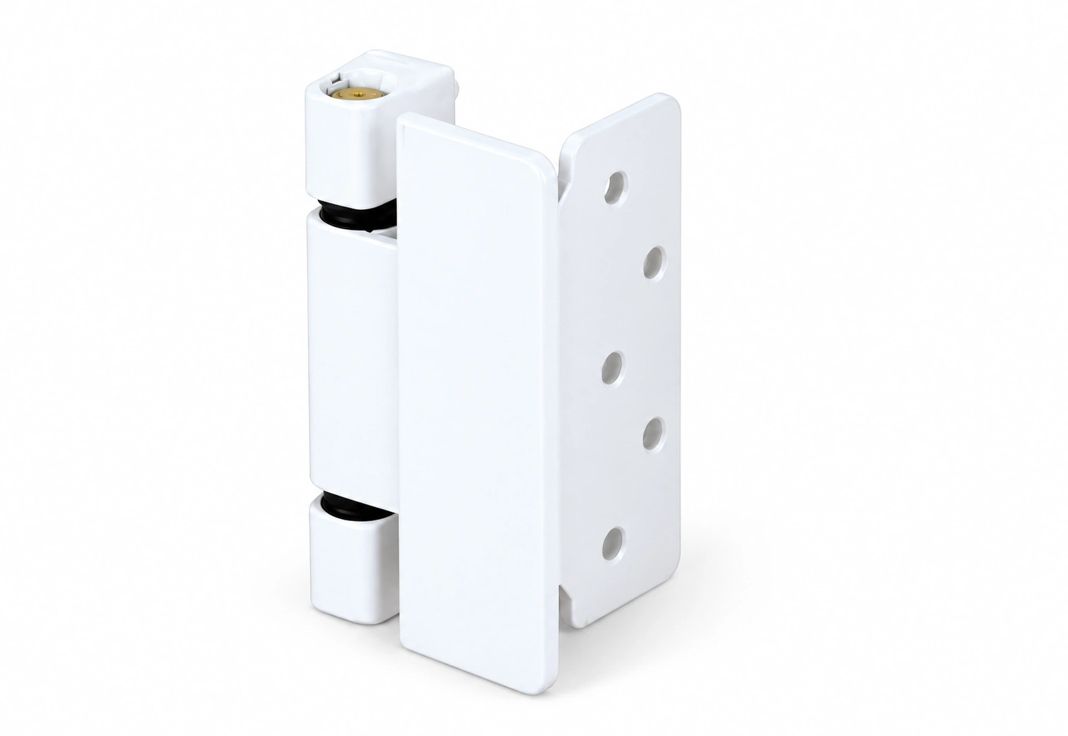 Multifunctional outward small-window hinge